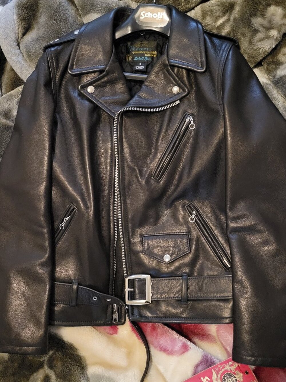 Schott NYC Perfecto Motocycle Leather Jacket 519 Small NWT
